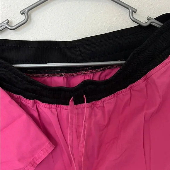 Pink Scrub Set with Black Accents - Picture 3 of 5